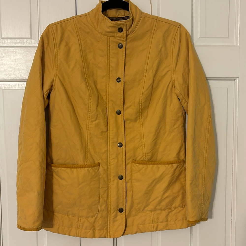 Orvis Mustard Yellow Quilted Jacket